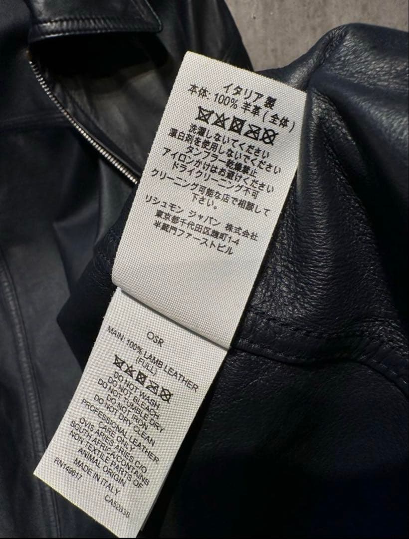 専用！定価約30万円【赤字覚悟】dunhill レザー ジャケット 黒