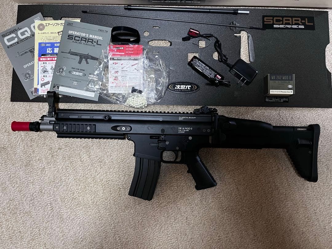 SCAR-L CQC 次世代電動ガン　バッテリー付き　購入日2025年５月６日