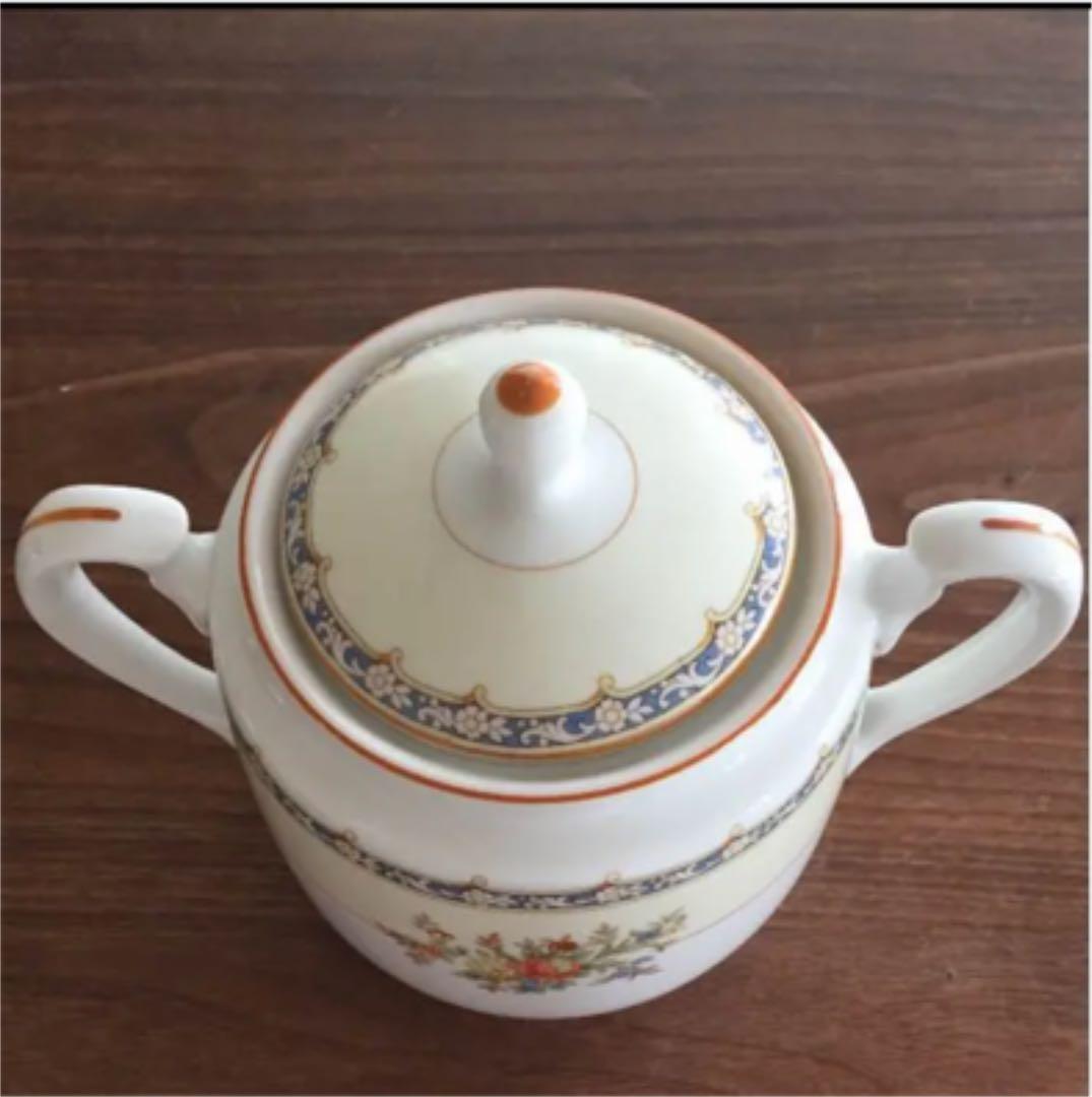 アンティークノリタケ、1933〜43製造 日本陶器会社、シュガーポット