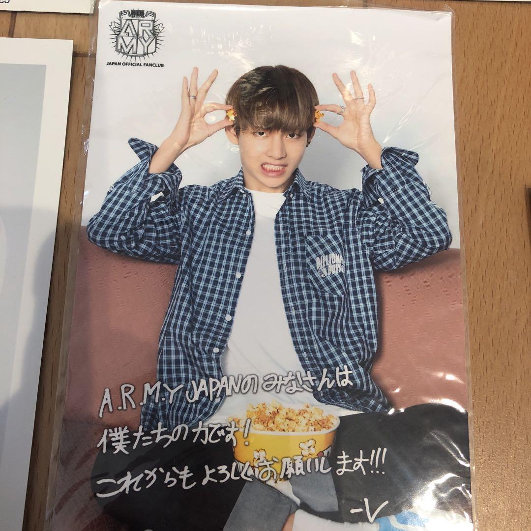 BTS V テヒョン　FC更新特典フォトなど