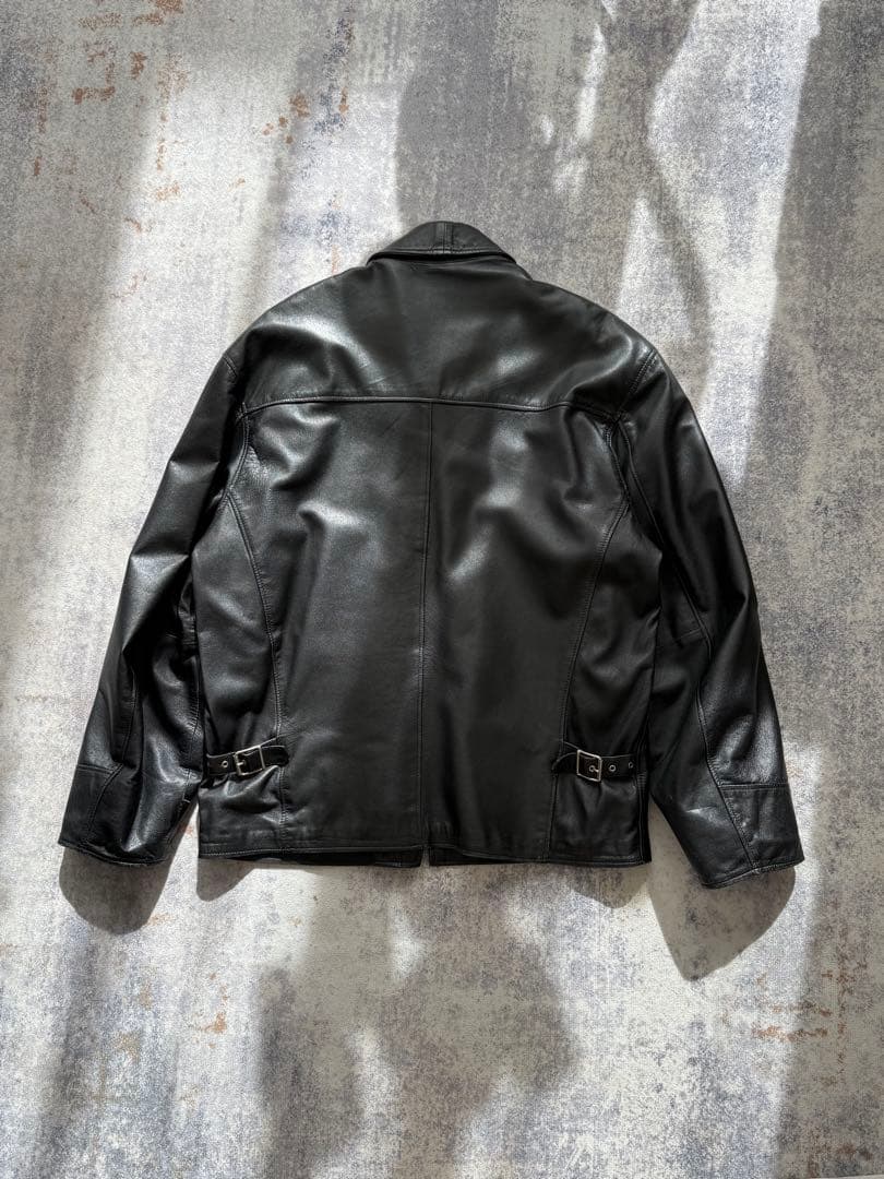 レザージャケット verapelle シングルライダースジャケット　イタリア製