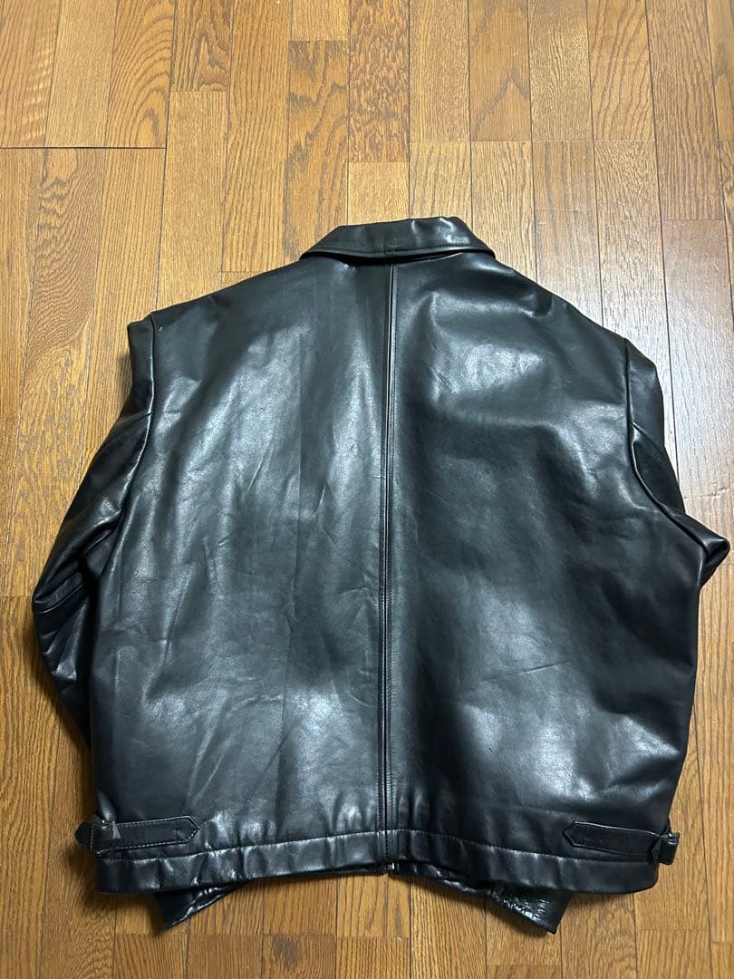 バナナリパブリック レザージャケット 90s ブラック Lサイズ