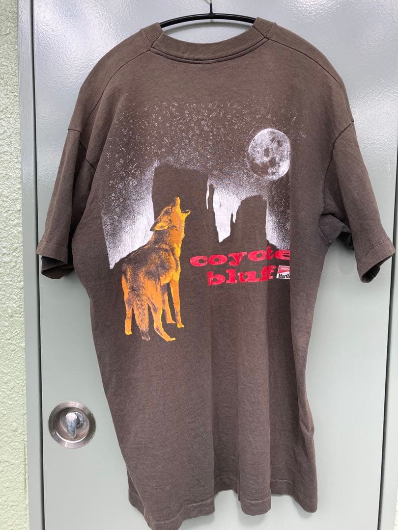 【鬼フェード】90s Marlboro マルボロ コヨーテ Tシャツ　XL