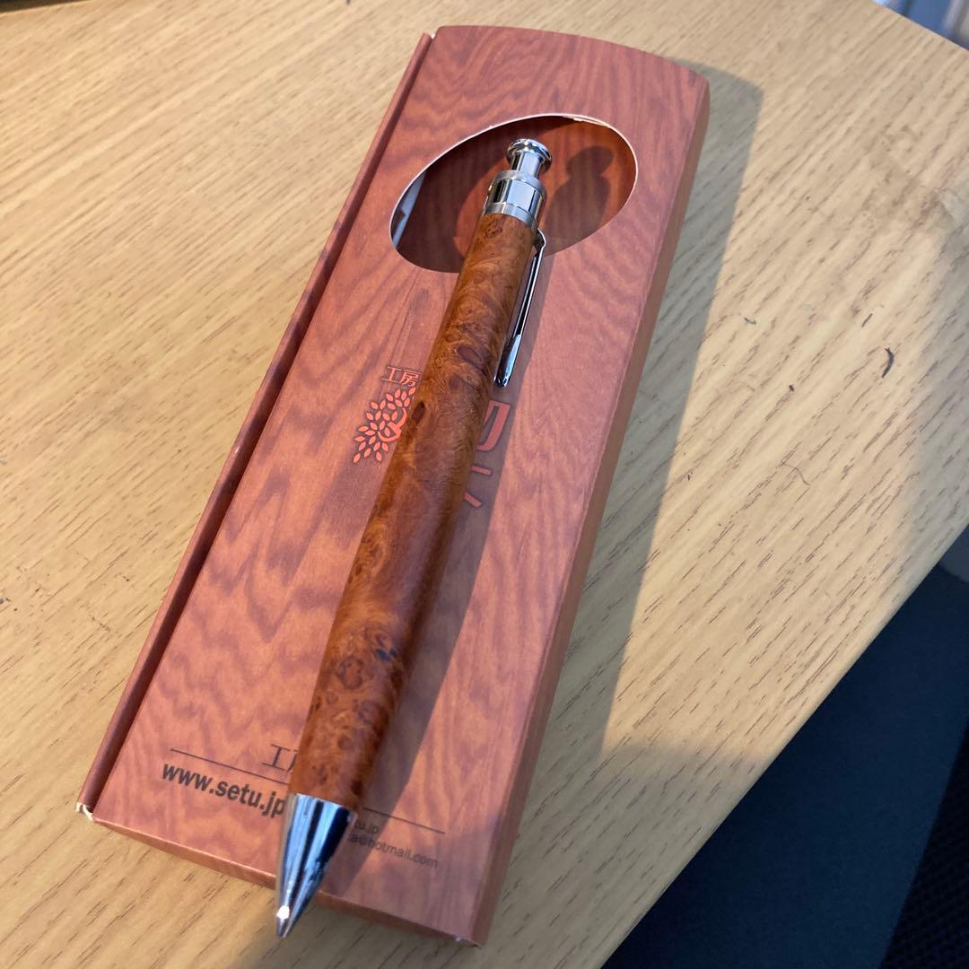 工房楔　花梨瘤杢シャープペンシル