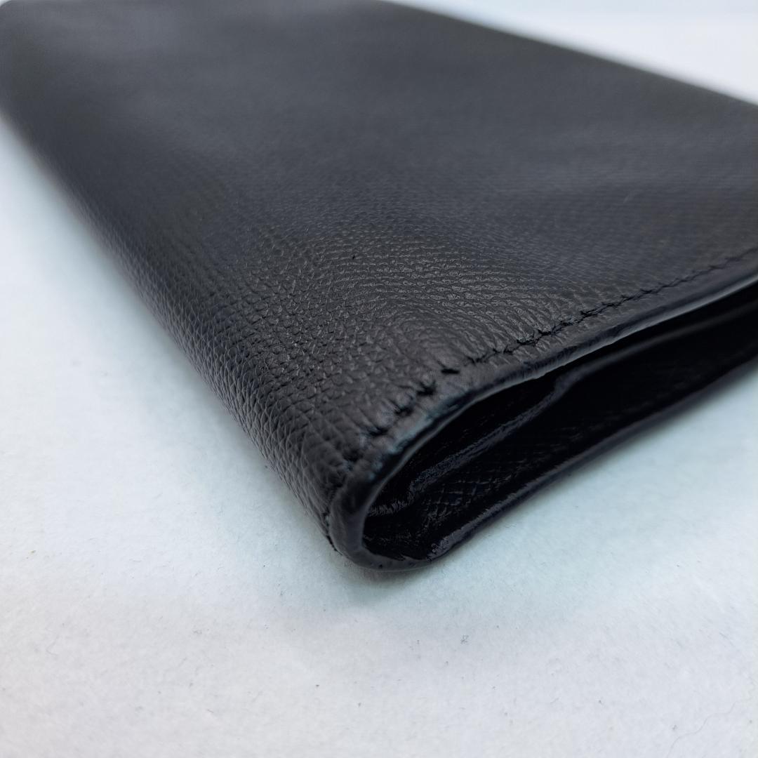 CHANEL　ココボタン　ブラック　 二つ折り財布　財布　長財布