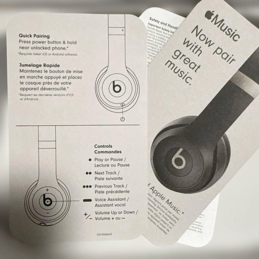 Beats Solo 4 ワイヤレス オンイヤーヘッドフォン Bluetooth
