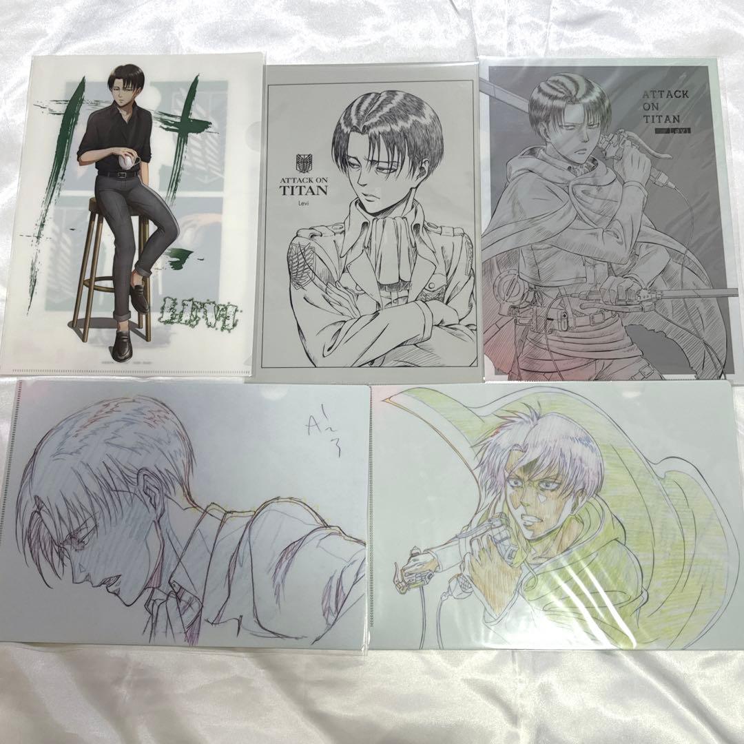 進撃の巨人 リヴァイ WITSTUDIO クリアファイル リヴァイ兵長