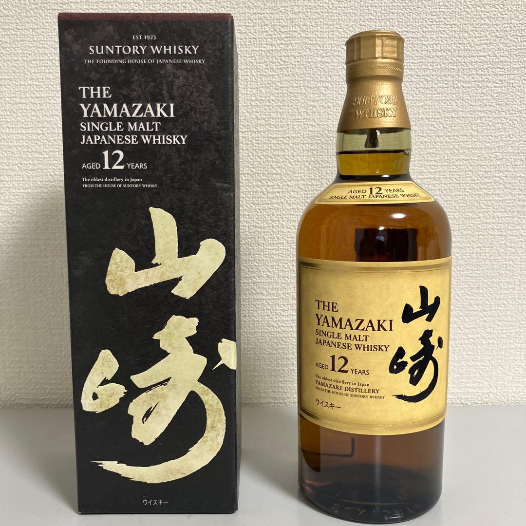 サントリー シングルモルトウイスキー 山崎 12年 700ml 1本 箱付き