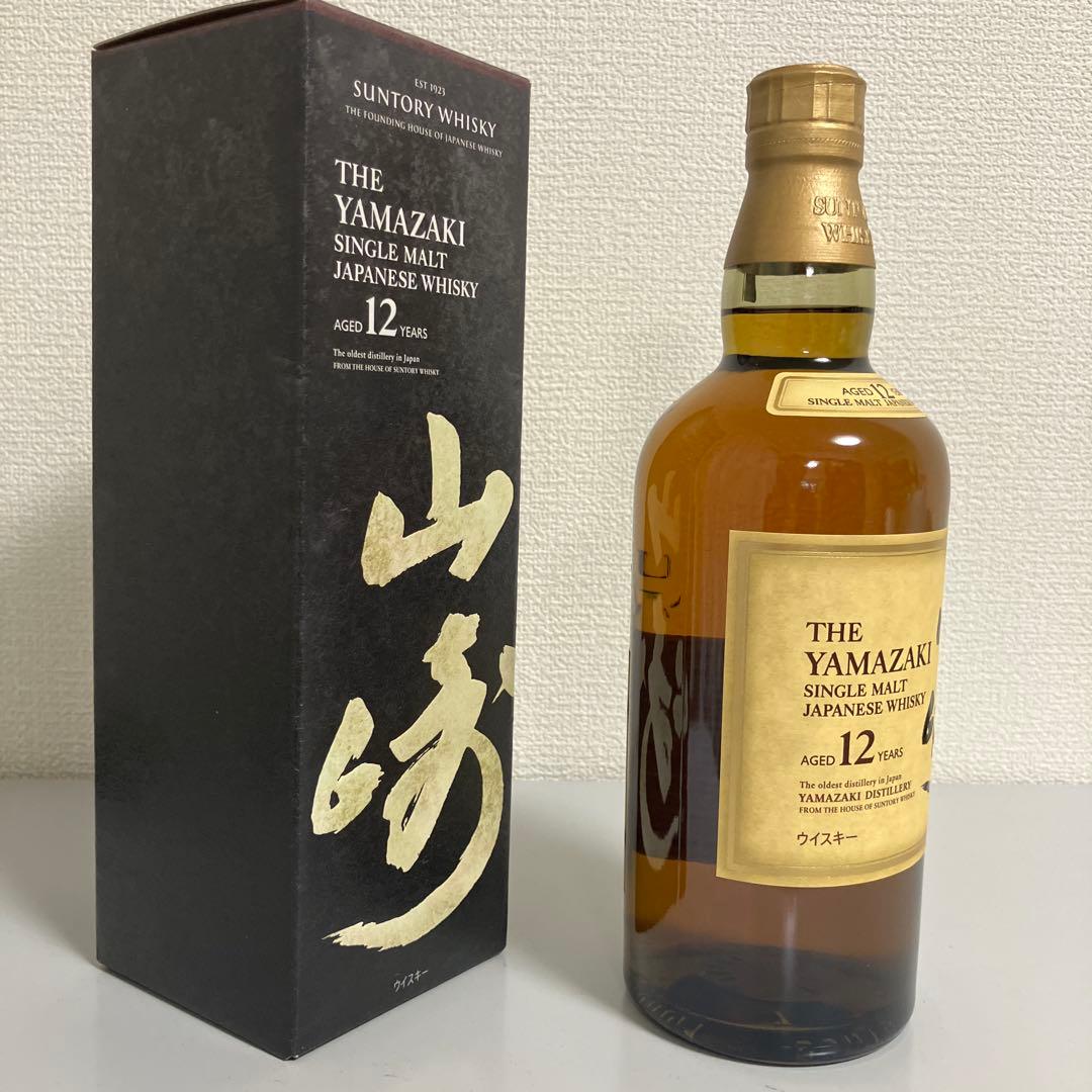 サントリー シングルモルトウイスキー 山崎 12年 700ml 1本 箱付き