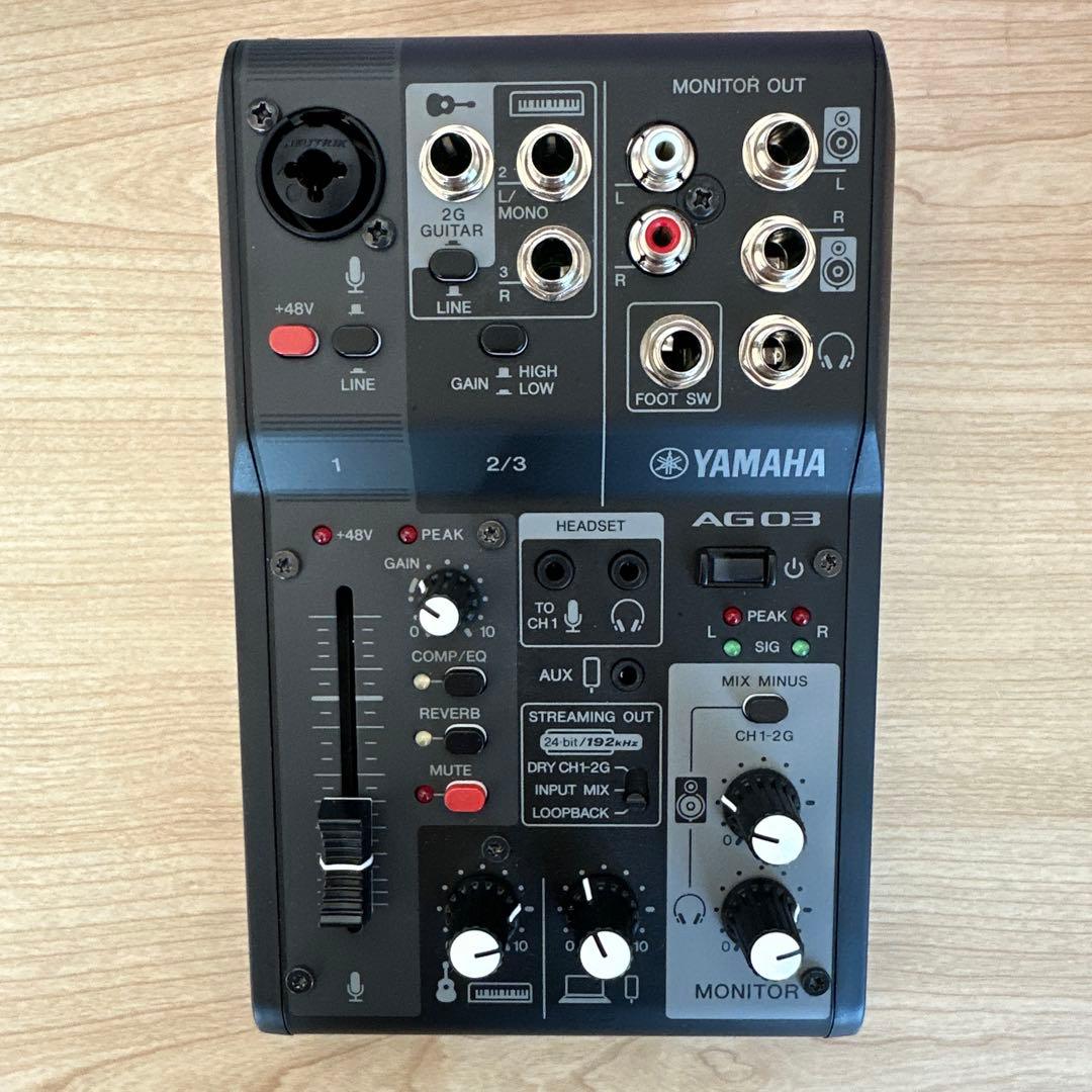 【美品】YAMAHA AG03MK2 ブラック