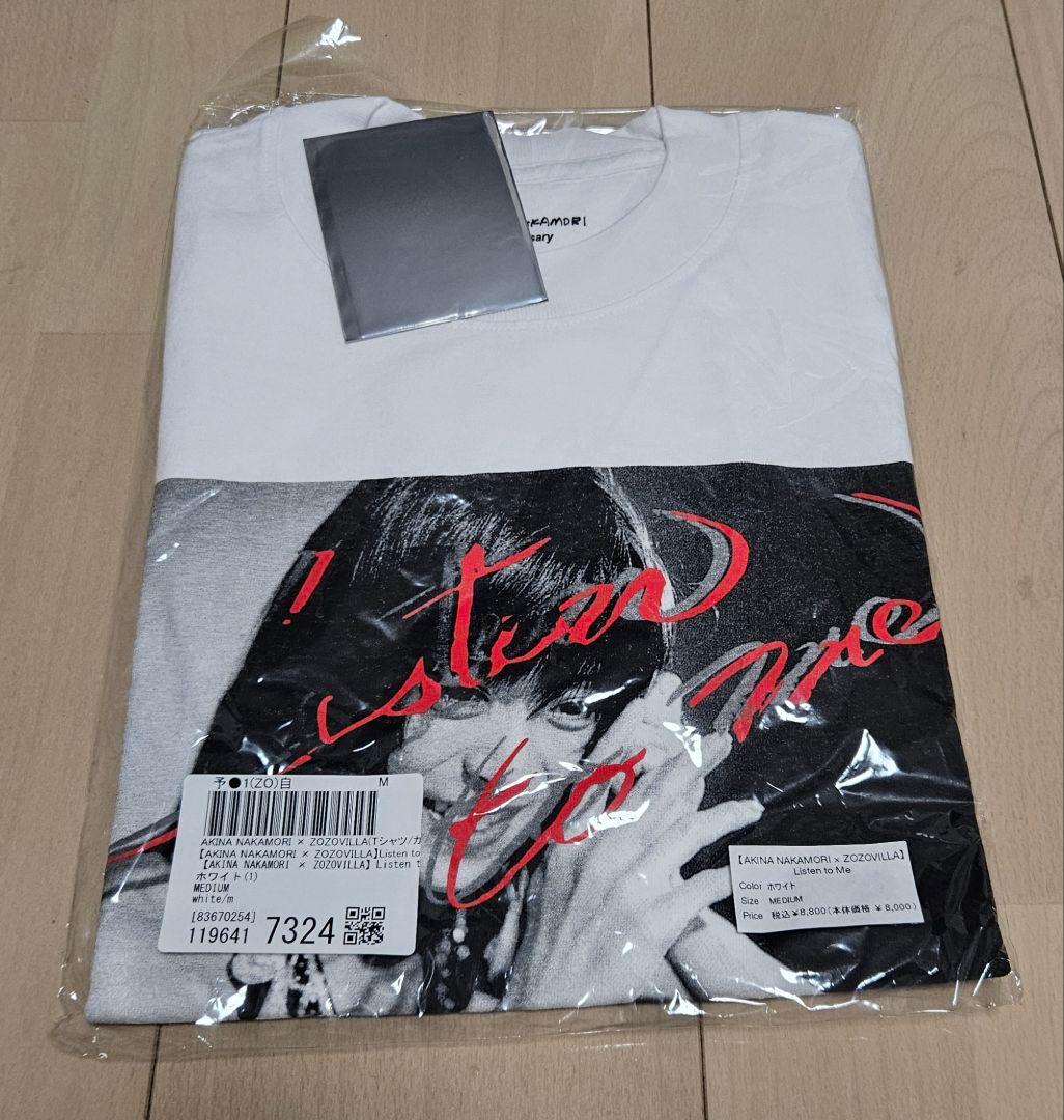 AKINA NAKAMORI×ZOZO Listen to me WHITE M