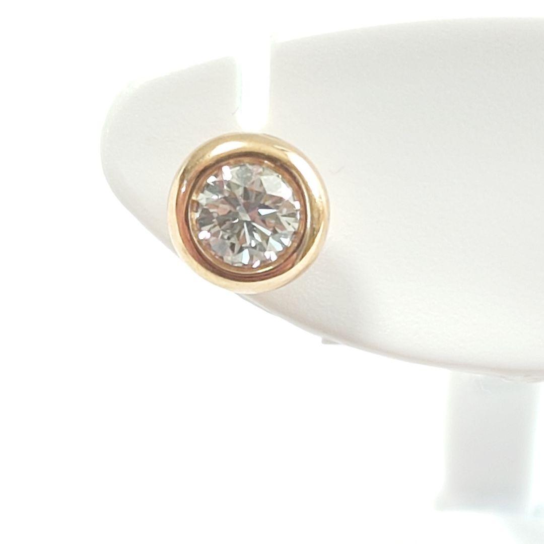 【美品】ティファニー K18 バイザヤード ダイヤモンドピアス 7112