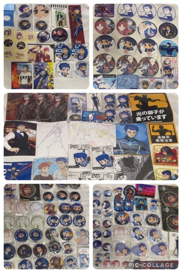 Fate fgo DINING ランサー　クーフーリン　缶バッジ　　レアルタヌア