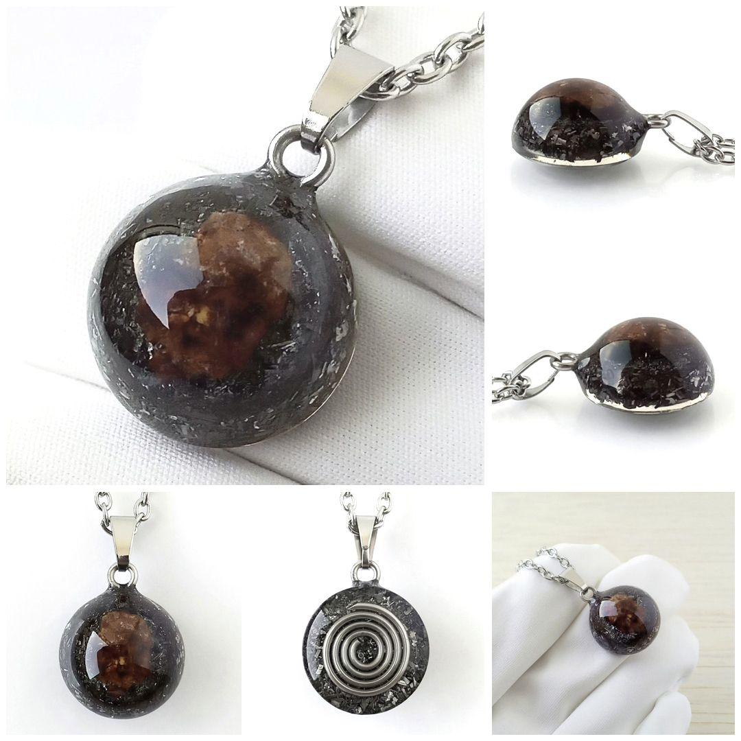 隕石の中でも桁外れの強力なパワーを持つといわれるセリコパラサイトのオルゴナイト①