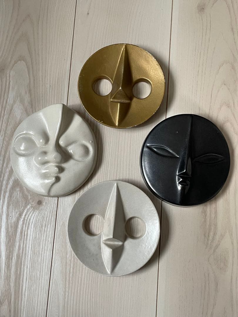 岡本太郎　太陽の顔　4つセット　大阪万博