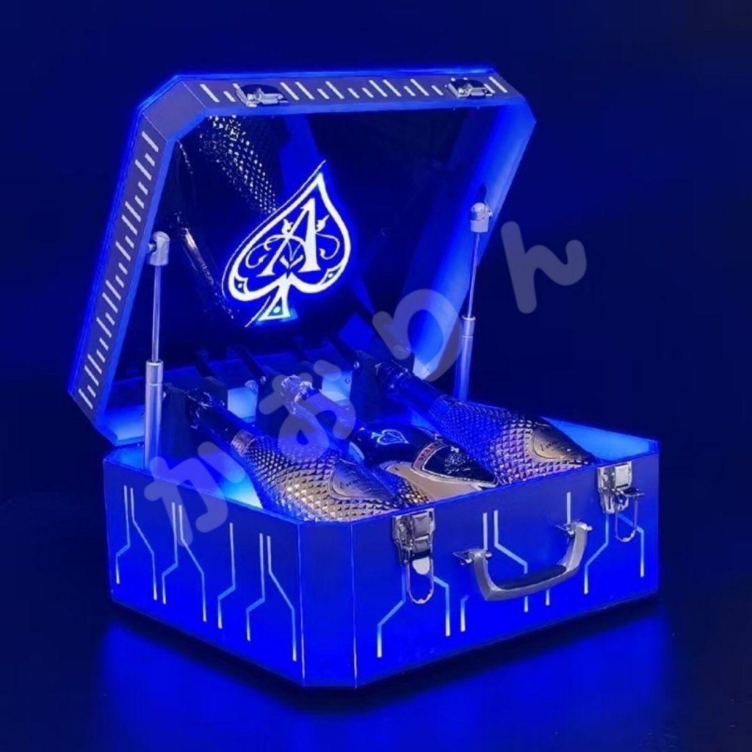 【新品】LED照明付き ボトル ボックス シャンパン ケース アルマンド