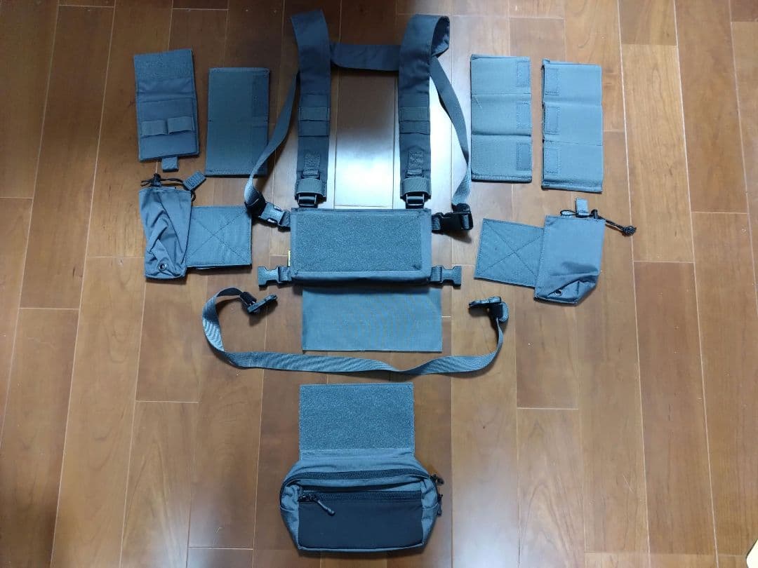 プレートキャリア+マイクロチェストリグ　セット