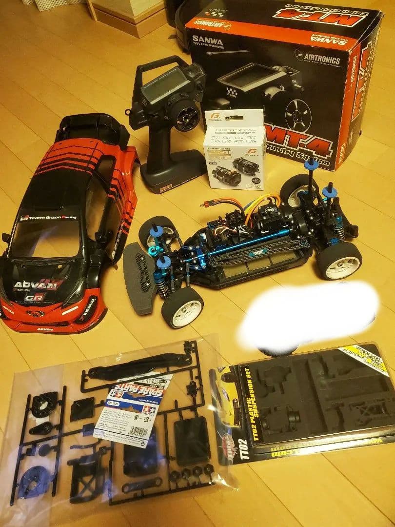 タミヤtt-02 メカ、送受信機付き オプション多数