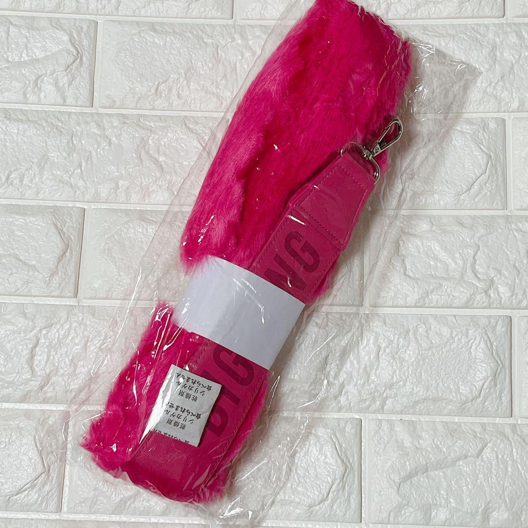 BIGBANG ショルダーストラップ ファーチャーム ジヨン