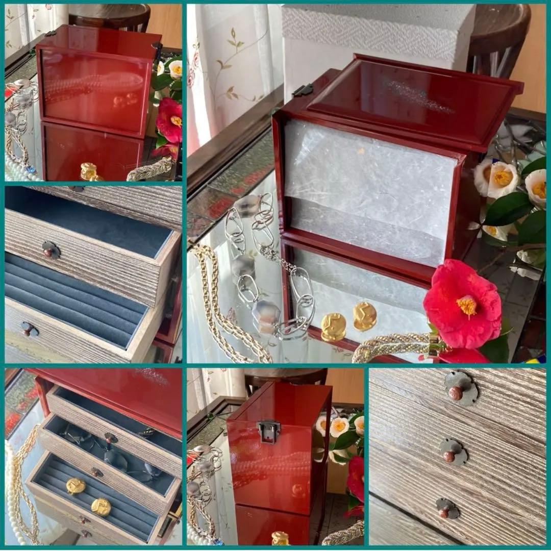 2191様感謝‼️秋‼️JAPAN輪島螺鈿蒔絵宝石箱「銀河-紅べに」1点　愛蔵品