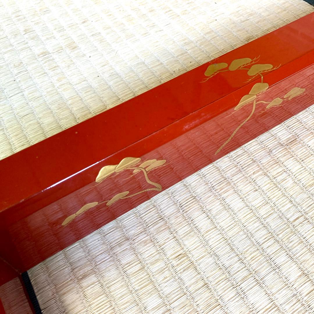 輪島塗　炉縁　茶道具　茶道　共箱　利休型