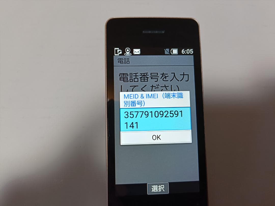 ☆ SoftBank かんたん携帯10 807SH ゴールド