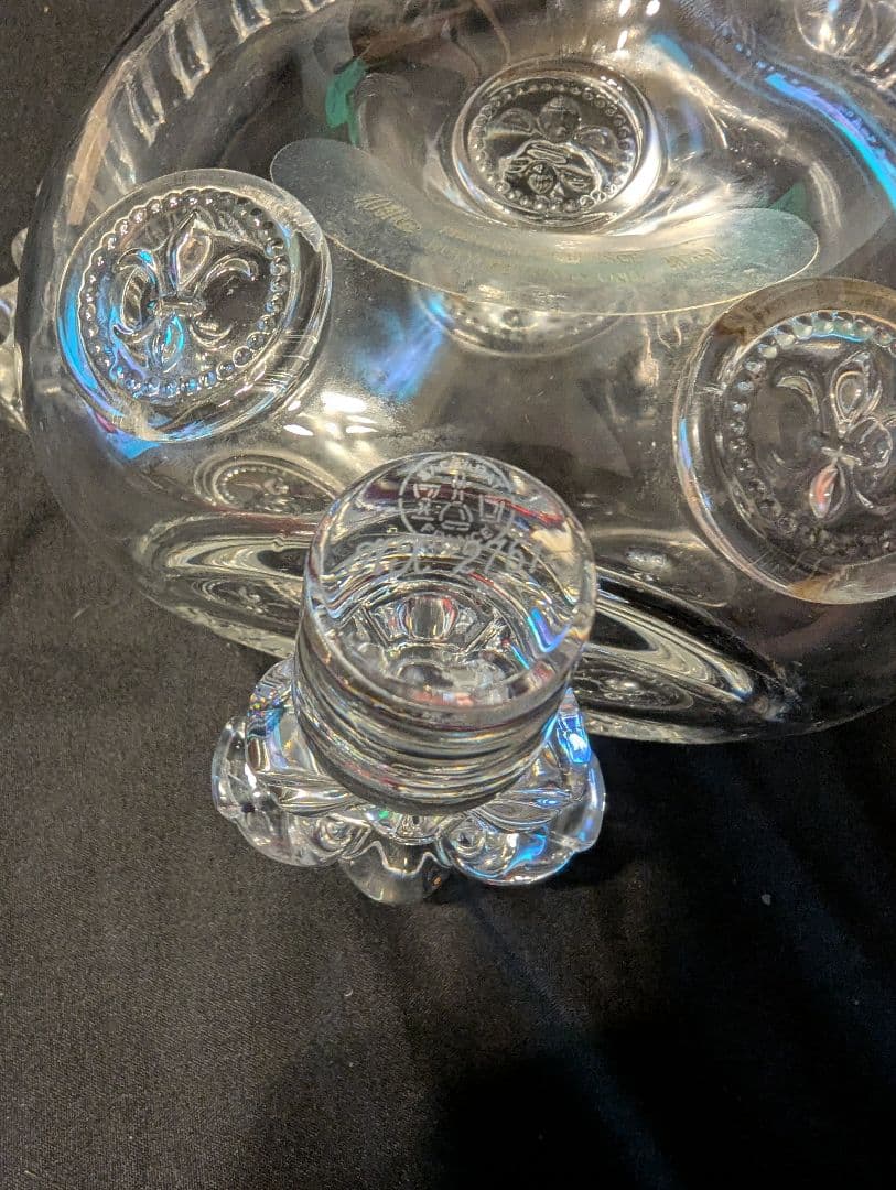 レミーマルタン・ルイ13世 バカラ製 空ボトル　汚れあり