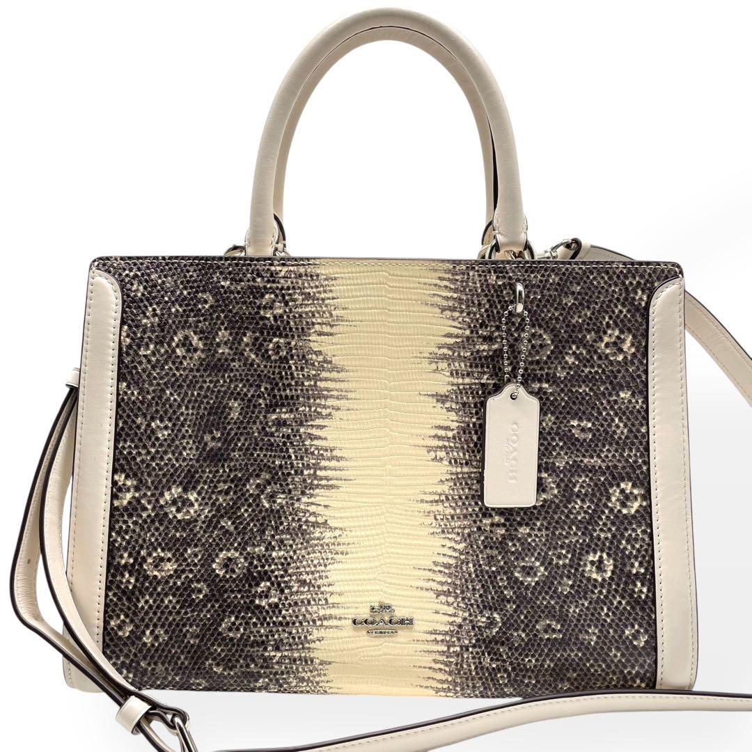 未使用級　希少　COACH 2way ハンドバッグ ショルダーバッグ　ゾーイ