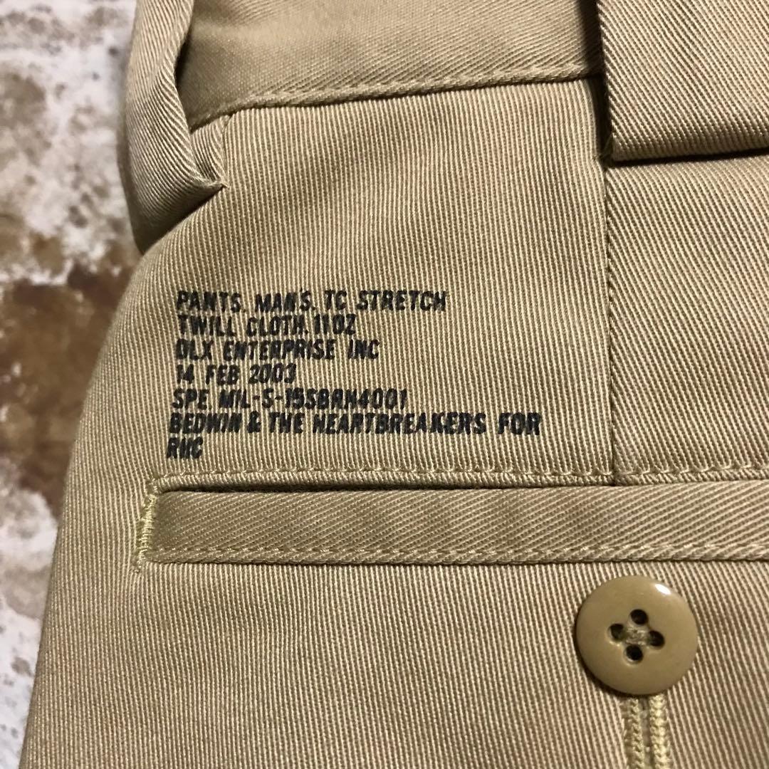 ［完売別注モデル］極美品《★ BEDWIN × RHC ★》ストレッチワークチノ