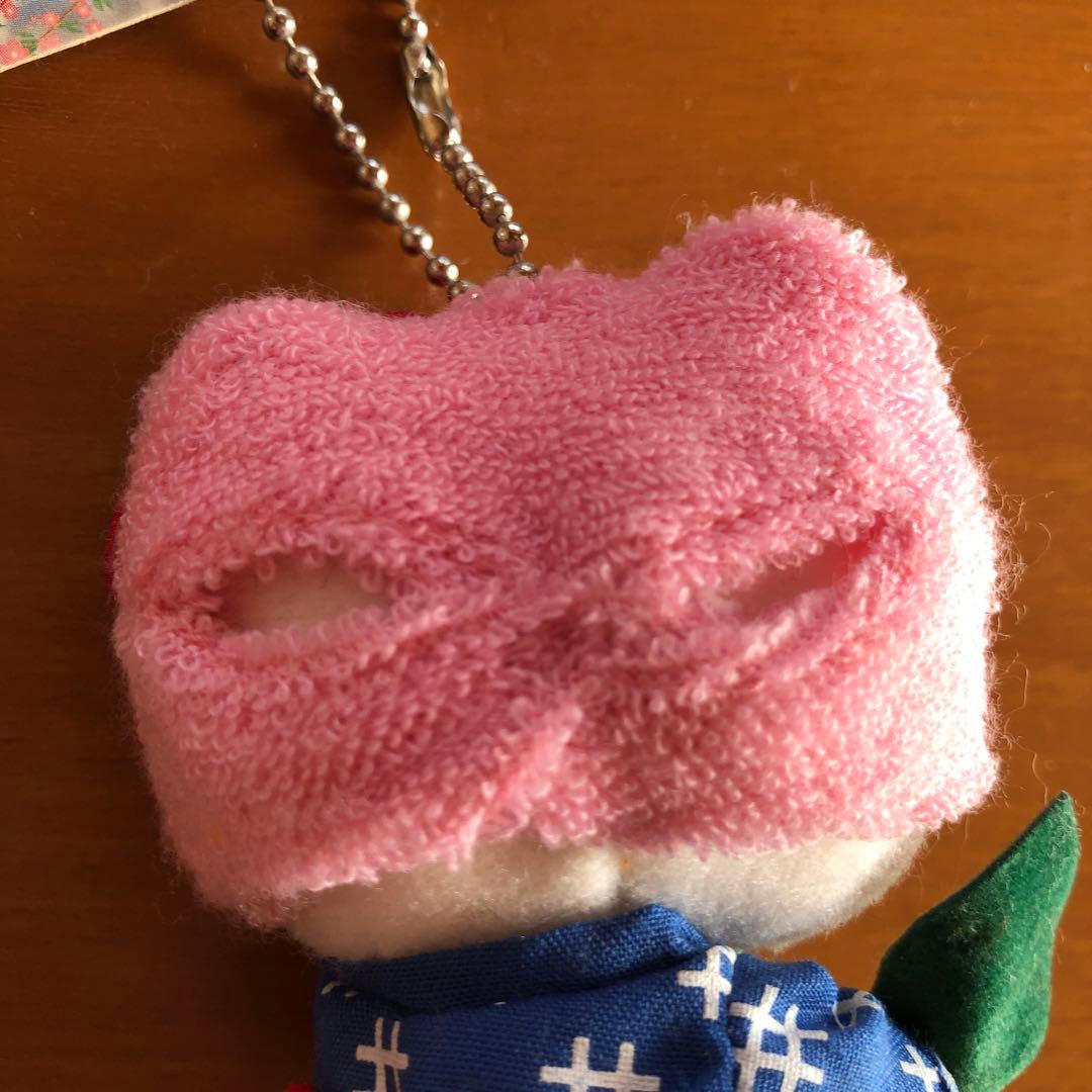 ぬいぐるみキーホルダー　キティちゃん（鹿児島限定　桜島だいこん）