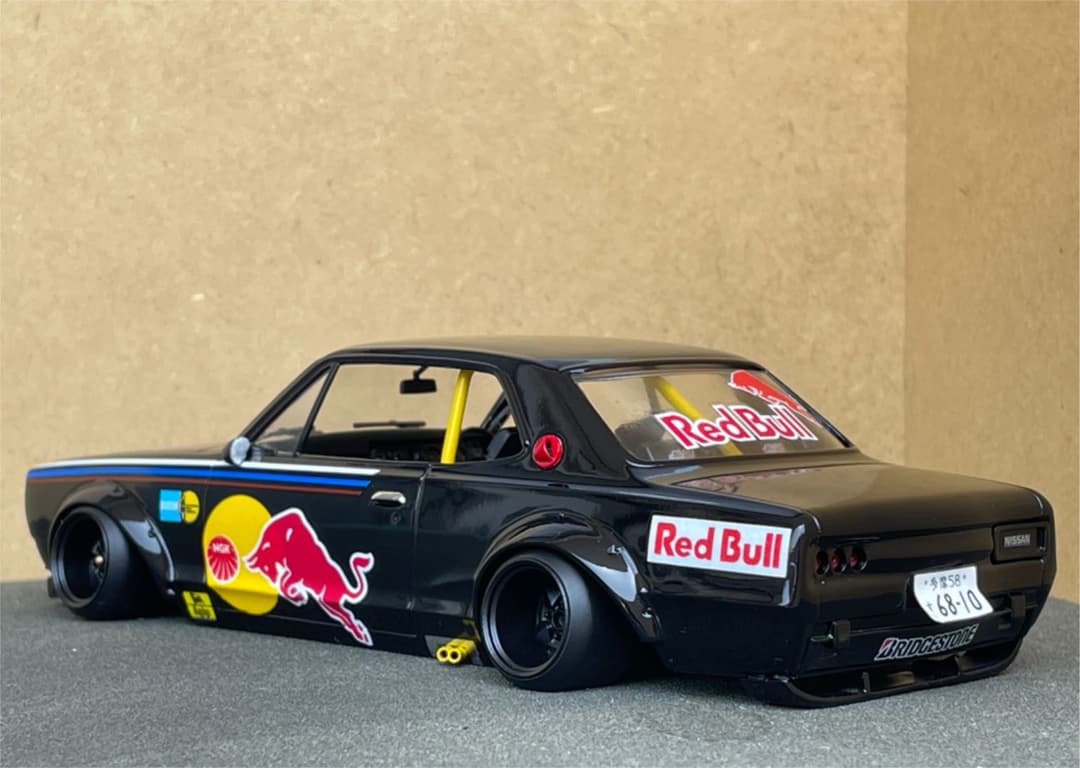 1/24 ハコスカ　レッドブル仕様　確認用