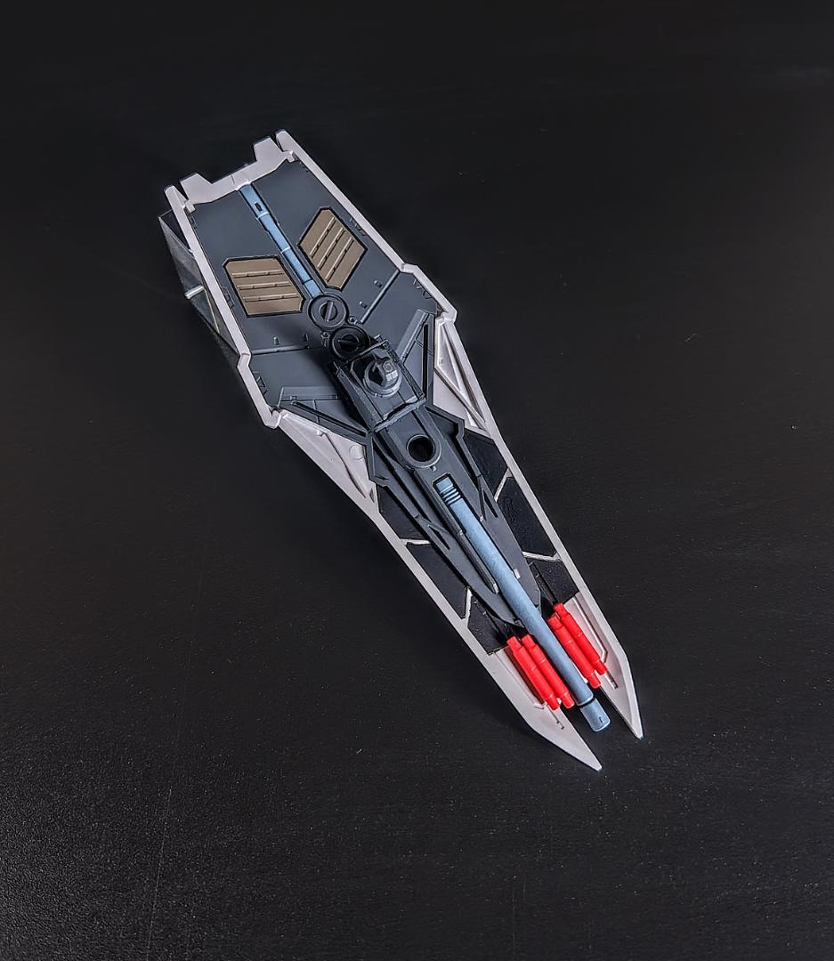 RG hi-νガンダム　全塗装　完成品　ハイパー・メガ・バズーカ・ランチャー