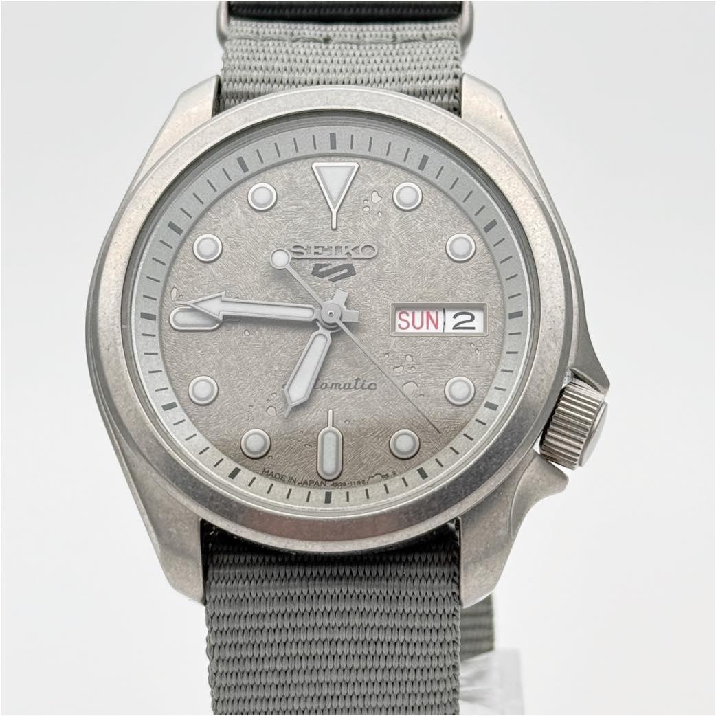 SEIKO セイコー セイコー5 デイデイト 4R36-08L0 グレー文字盤