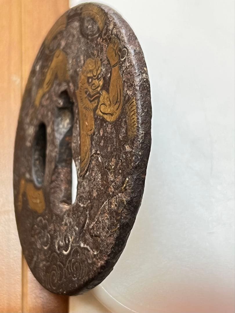 極上 刀鍔 象嵌。BL2-77