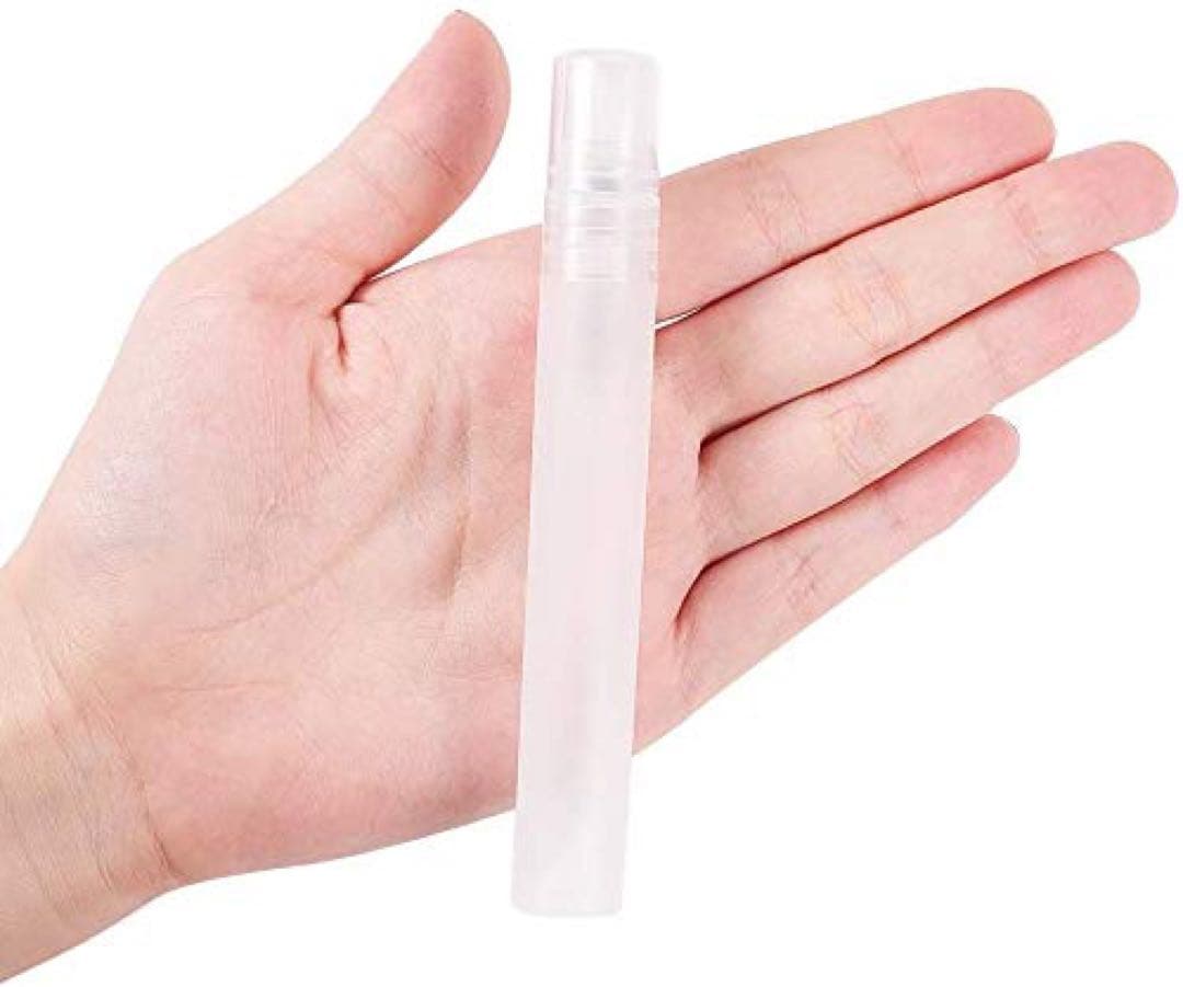 10個パック プラスチックボトル ミニスプレーボトル ファイン 透明 10ml