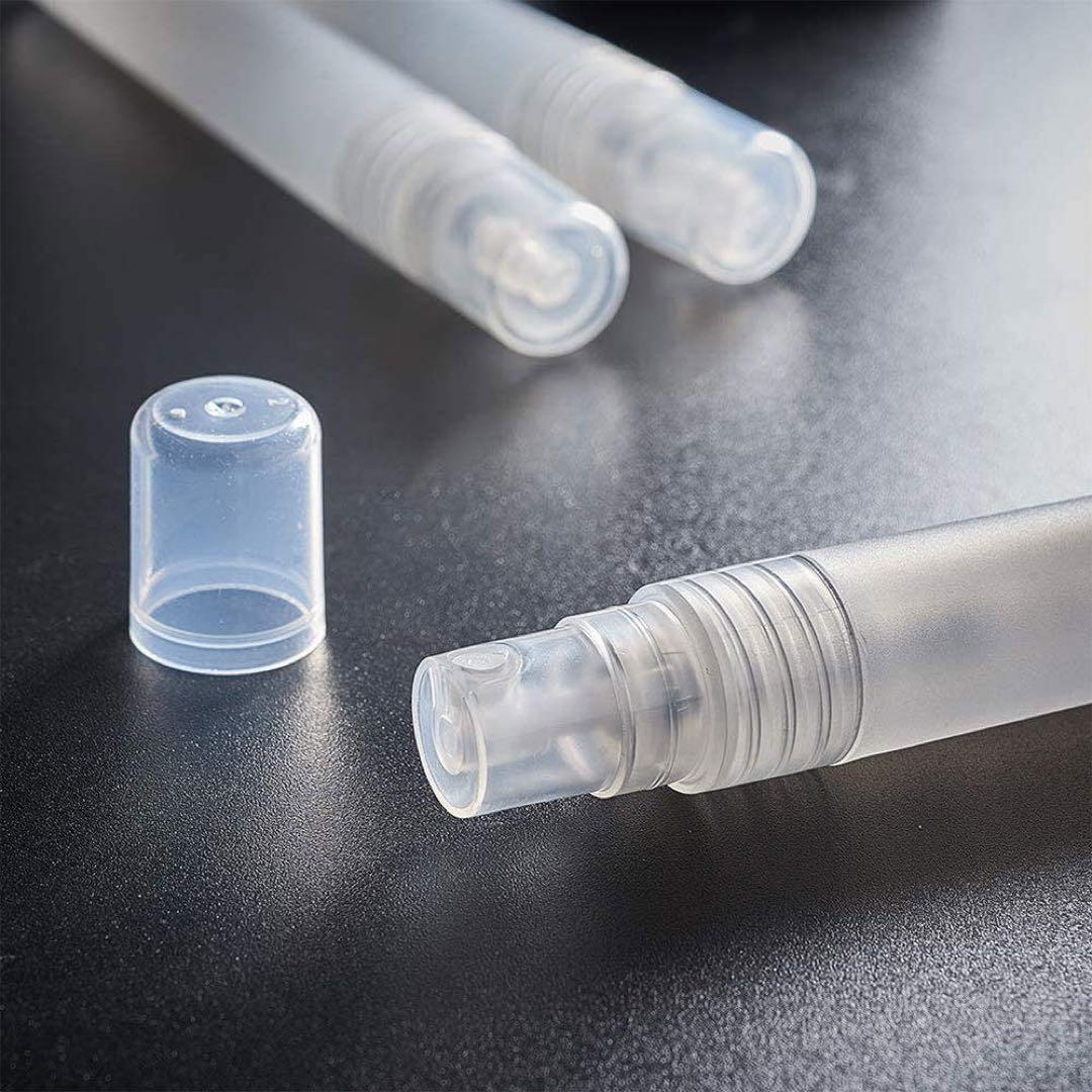 10個パック プラスチックボトル ミニスプレーボトル ファイン 透明 10ml