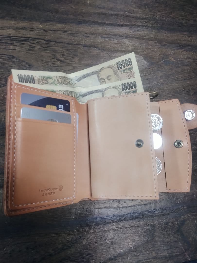 Middle Leather Wallet ミドルウォレットFORANRO