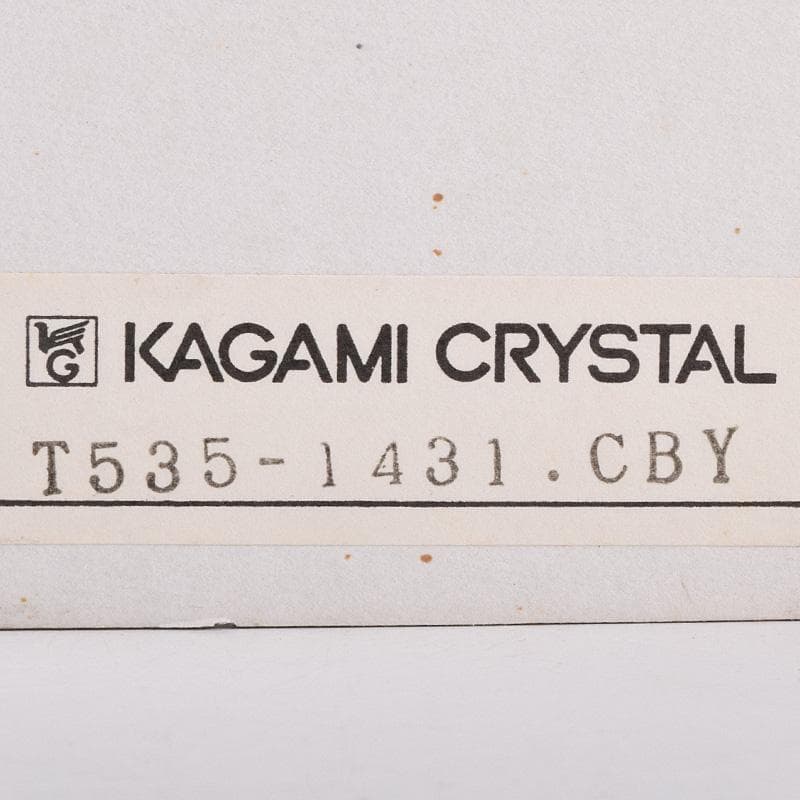 江戸切子　各務クリスタル　八角篭目　懐石杯　共箱　２点まとめて　M　R8984