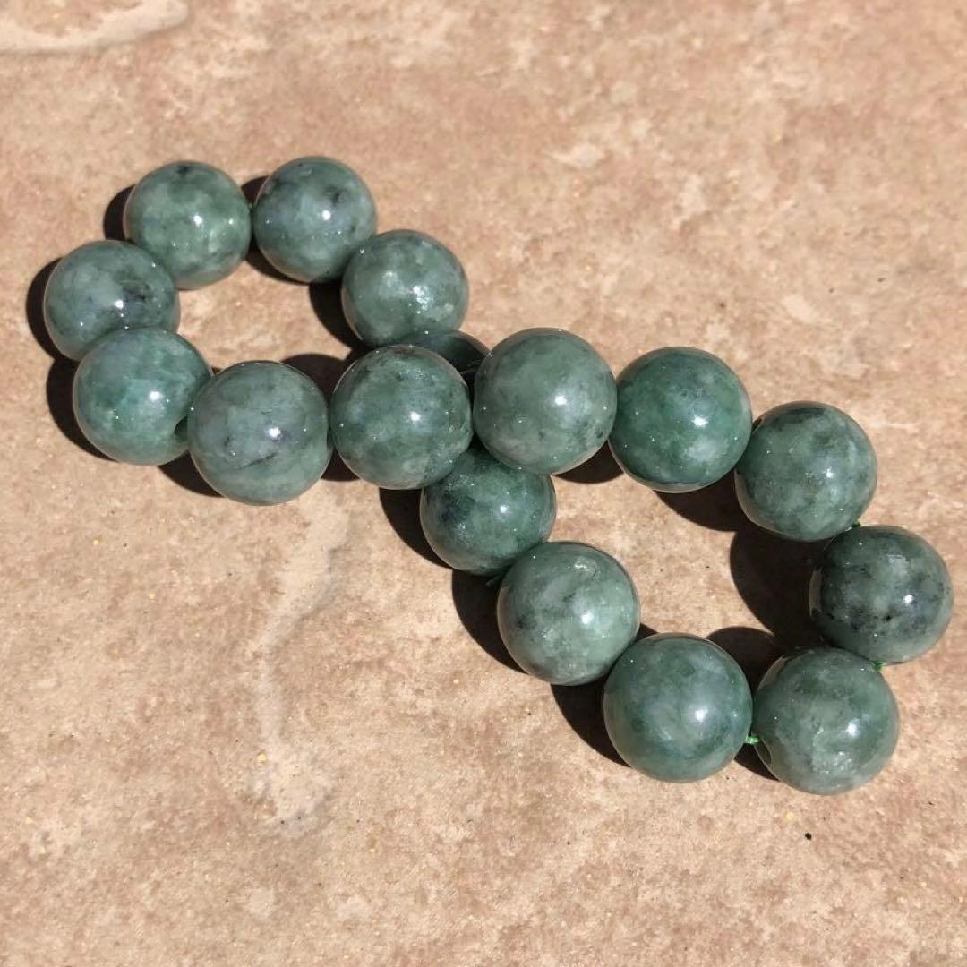 【⭐️超激レア天然石⭐️】緑色 糸魚川翡翠 ブレスレット 天然石