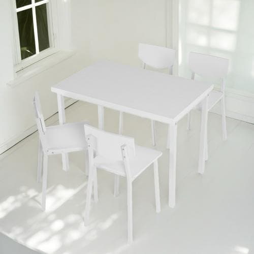 ダイニングセット 4人掛け 四角いテーブル チェア 5点セット 長方形