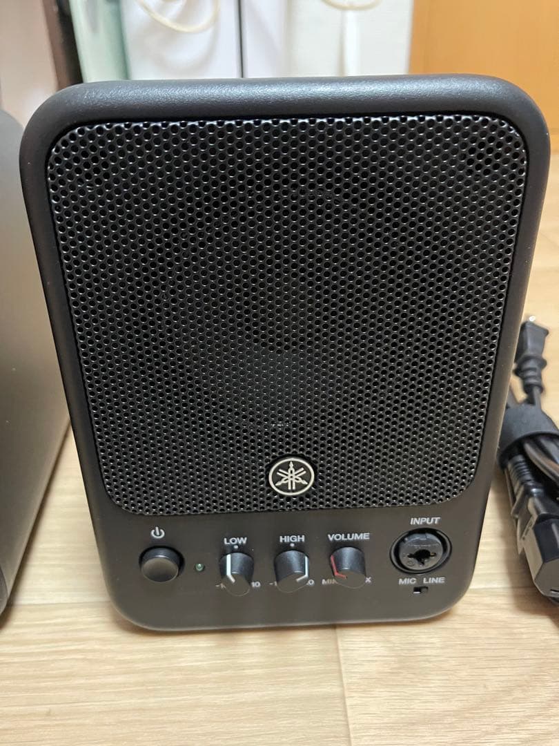 YAMAHA MS101-4 パワードスピーカー 2台セット 美品 ケーブル付
