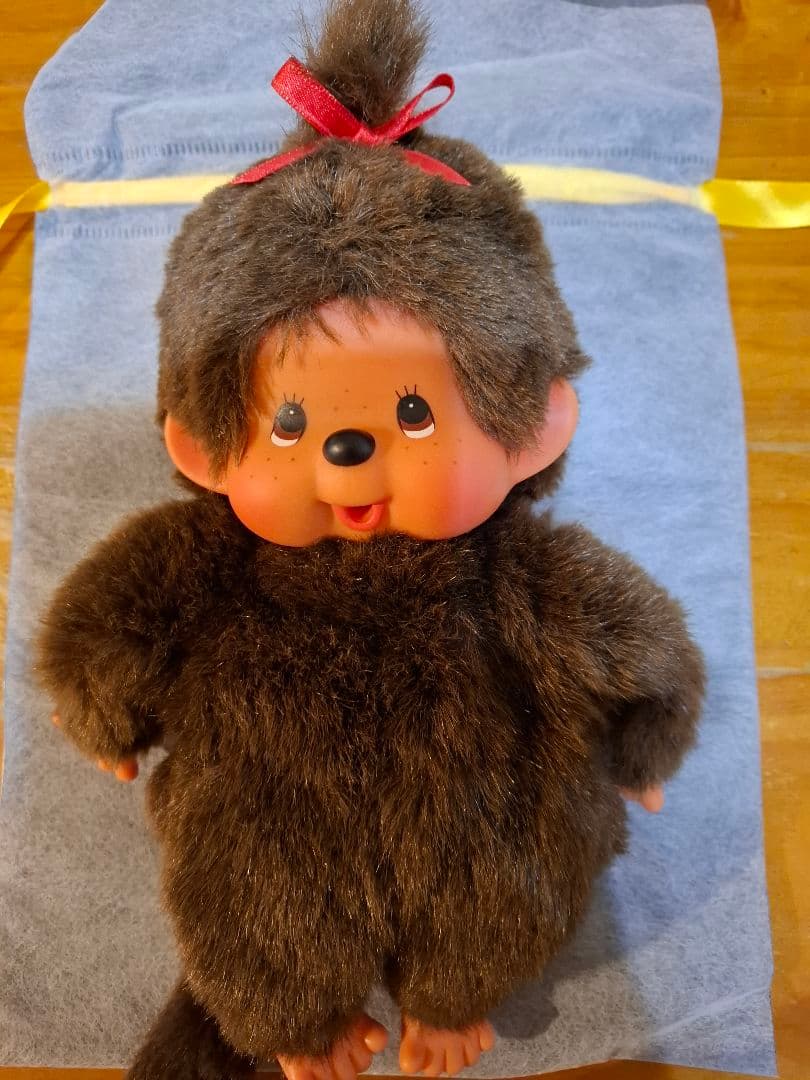 希少　モンチッチぬいぐるみ　ハンドパペット 女の子 セキグチ