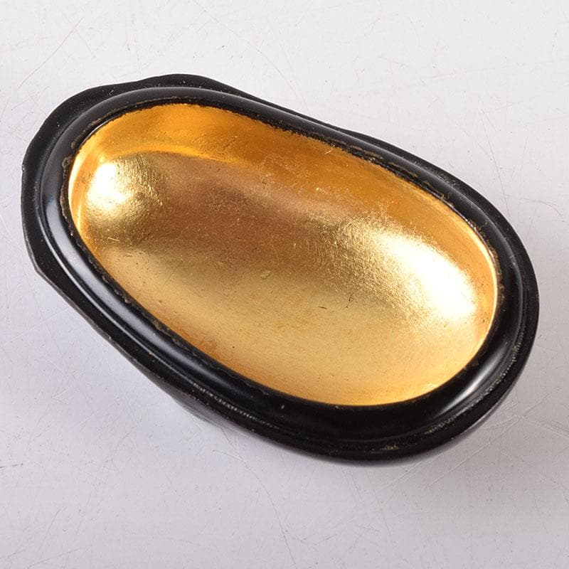 茶道具　岩倉隆斎作　内金　茄子　香合　共箱　V　8057