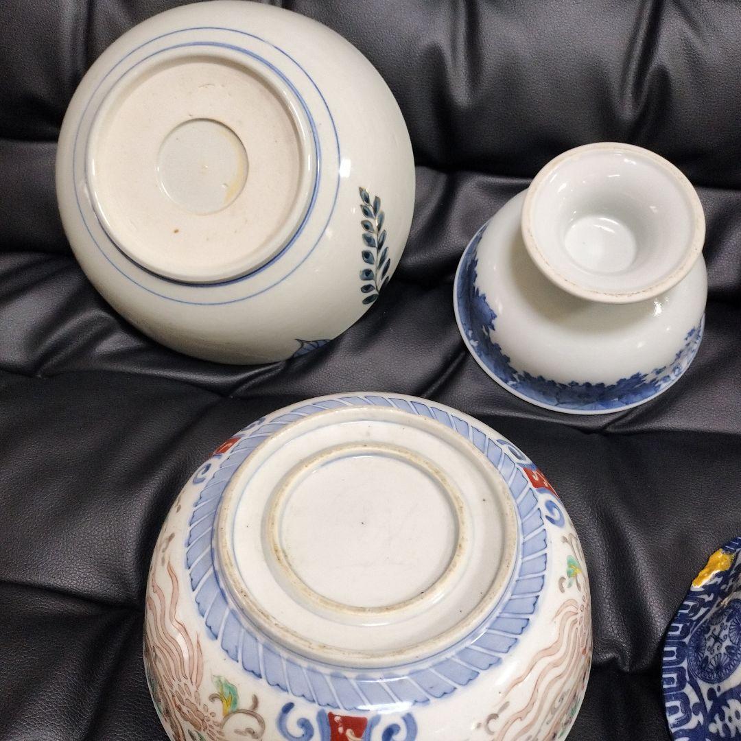 古美術 鉢 盃 5点 アンティーク レトロ 陶器 骨董