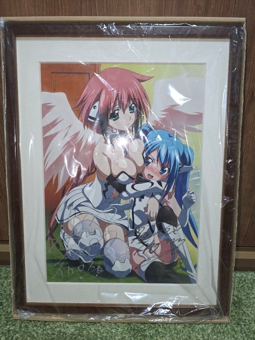 そらのおとしもの　早見沙織&野水伊織直筆サイン入り　　複製原画