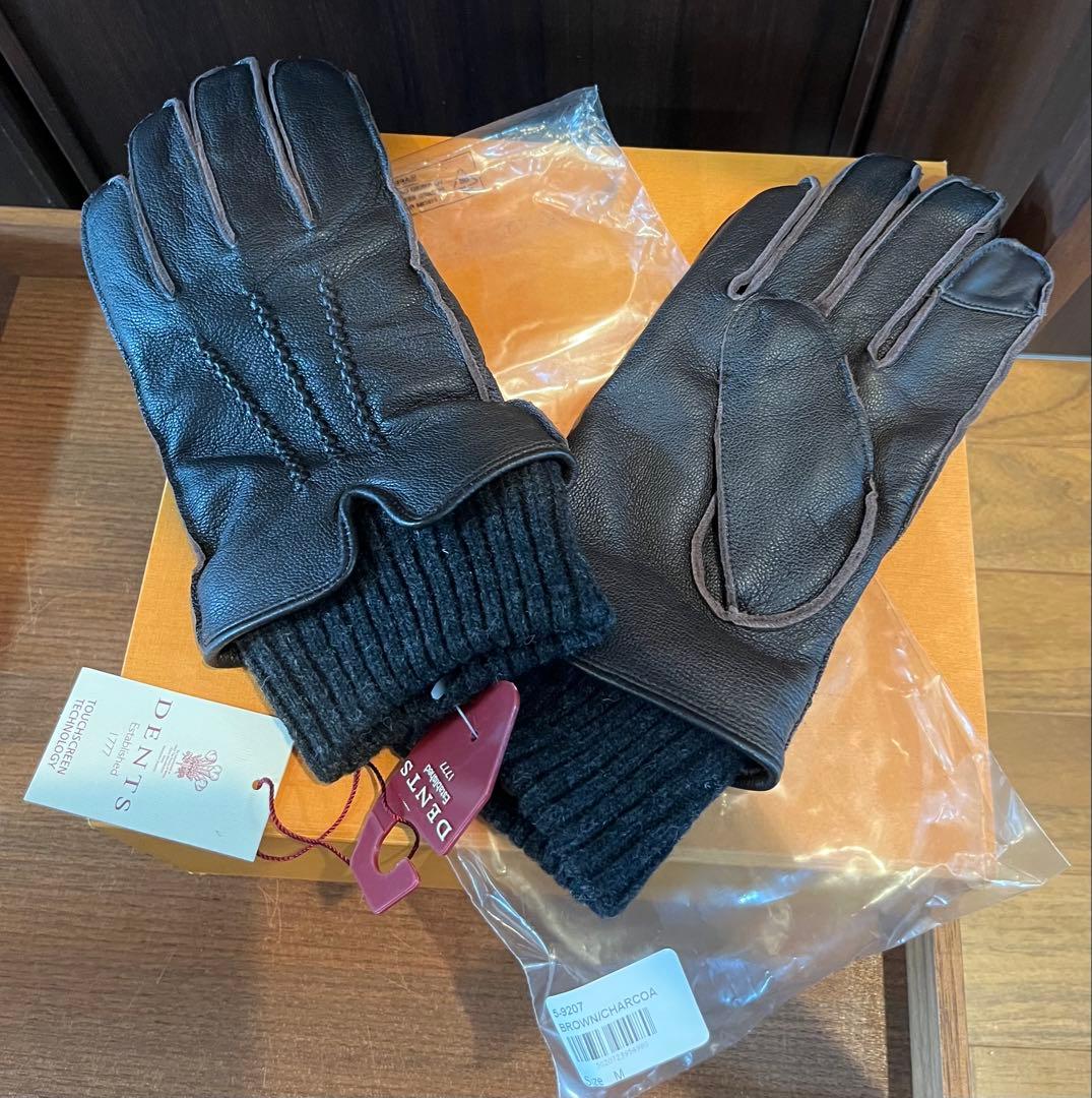 【新品・約2万】DENTS デンツ Falmouth ブラウン　Mサイズ