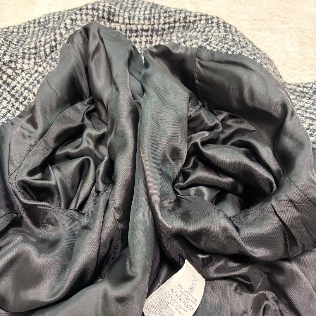 【極美品】MAX&Co. ツイード ロングコート ベルト付き XLサイズ 42