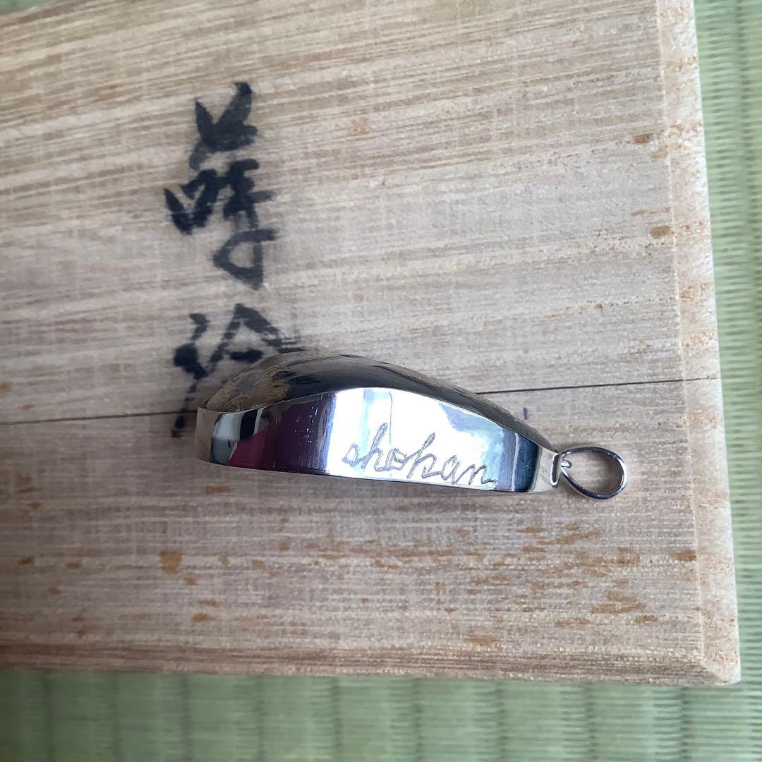 Ø*様 伝統工芸　K18WG刻印あり　蒔絵ペンダントトップ