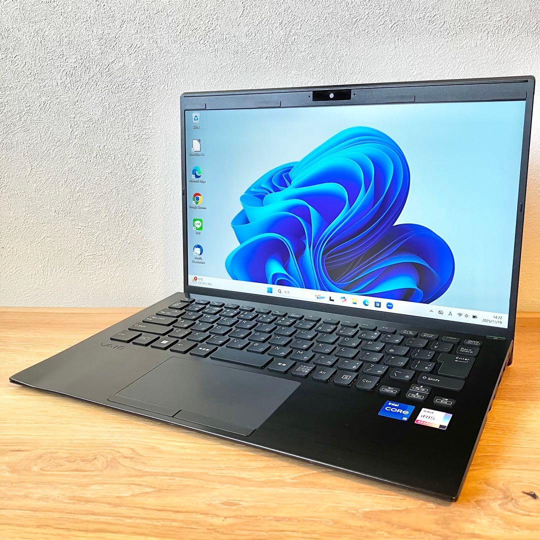 バッテリー良好/16G/VAIO/SSD/Windows11/黒/ノートパソコン