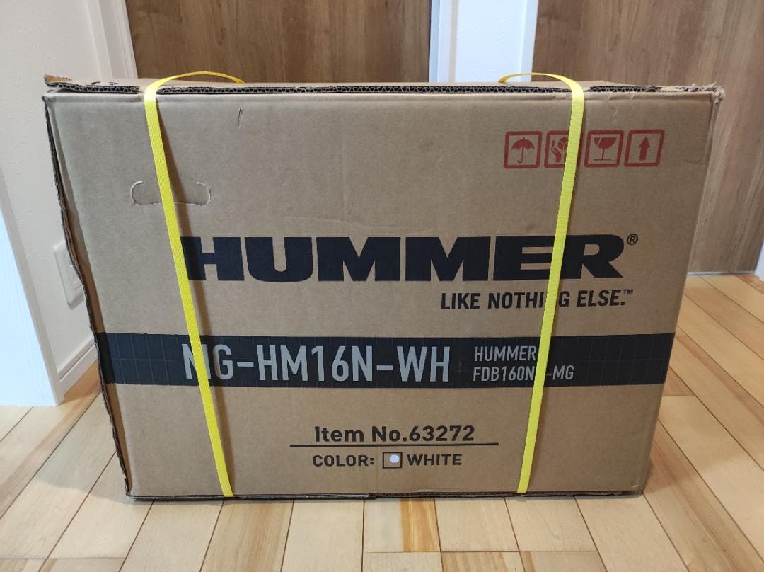 【新品】HUMMER 16インチ 折りたたみ自転車 MG-HM16N-WH